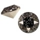 Swarovski Elements SS29 chatón (6.2mm) - Crystal black platina